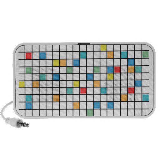 Mondrian Tiles Designer Doodle Speaker