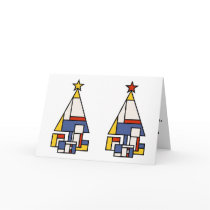 Mondrian Tree in stereo cards