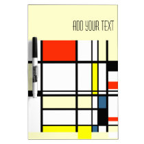Mondrianesque Dry Erase Board