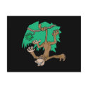 moneky hanging in a tree postcards by doonidesignsanimals moneky hanging in a tree postcards