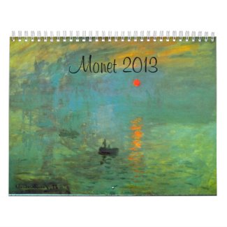 Monet 2013 Calendar