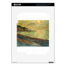 Monet Beach At Pourville iPad 3 Skin