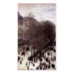 Monet Boulevard des Capucines Business Cards