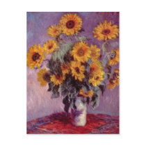 Monet, Claude Stilleben mit Sonnenblumen 1881 Tech postcards by rahulbiswas Monet, Claude Stilleben mit Sonnenblumen 1881 Tech postcards