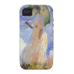 Monet Figure Facing Left iPhone 4 Cases