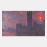 Monet Houses of Parliament at Sunset Stickers