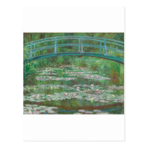 Monet- Japanese Footbridge Post Card