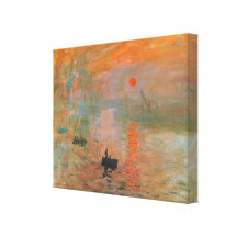 Monet Painting Canvas Prints