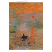 Monet Painting Card