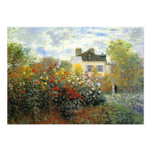 Monet Rose Garden Invitations
