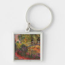Monet’s Water Lily Pond Keychains