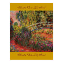 Monet’s Water Lily Pond Post Cards