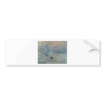 MONET SUNRISE BUMPER STICKERS