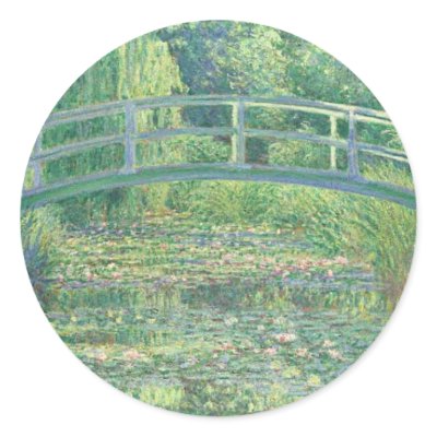 Monet The Water Lily Pond Sticker by lynnhsmomof2