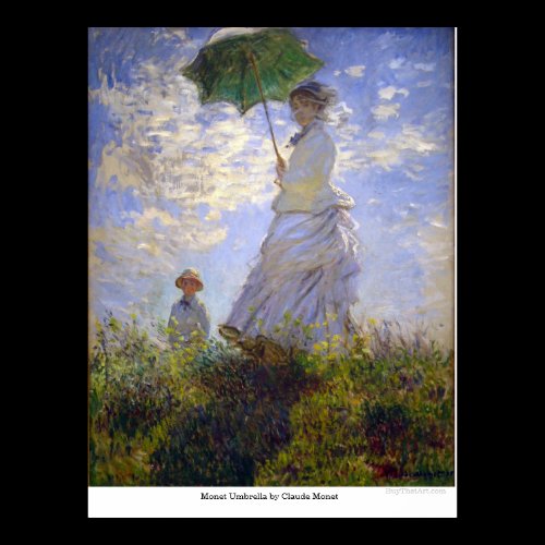 Monet Umbrella by Claude Monet Posters