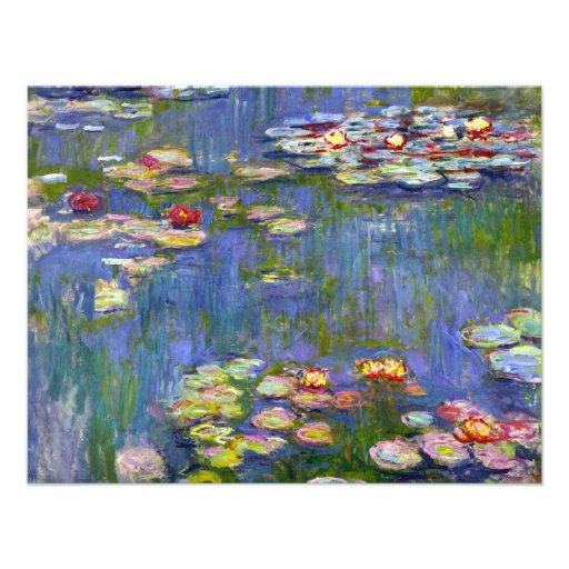 Monet Water Lilies 1916 Invitations