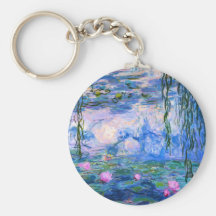 Monet Water Lilies Key Chain