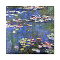 Monet Water Lilies Magnet