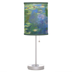 Monet Water Lilies Table Lamp