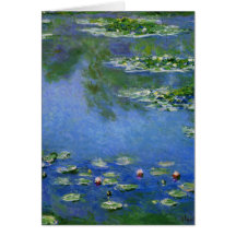 Monet Water Lillies Cards