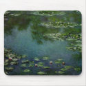 Monet Water Lillies MousePad by Tinkerbella87 Monet Water Lillies MousePad
