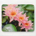 "Monet" Water Lily Cluster Mousepad