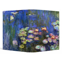 Monet Water Lily Pond Binder