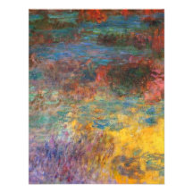 Monet Water Lily Pond Evening Invitations