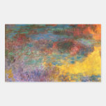 Monet Water Lily Pond Evening Stickers