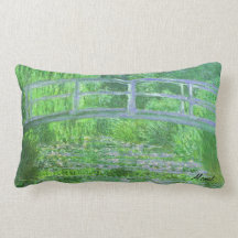 MONET Water Lily Pond Pillow Symphony in Green