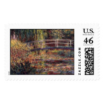 MONET Water Lily Pond Postage SYMPHONY IN ROSE