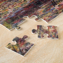 MONET Water Lily Pond Puzzle w/ tin Symphony in Ro
