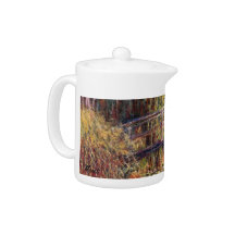 MONET Water Lily Pond Teapot Symphony in Rose