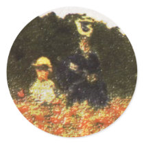 monet - wife and son stickers