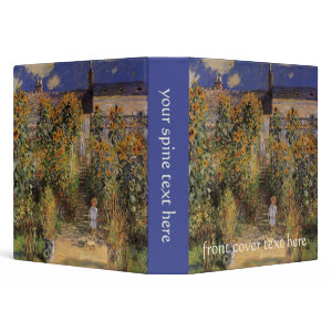 Monet's Artist's Garden at Vetheuil binder