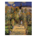 Monet's Artist's Garden at Vetheuil posters
