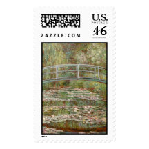 Monet's "Bridge Over a Pond of Water Lilies" 1899 Stamps