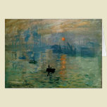 Monet's Impression Sunrise (soleil levant) - 1872 cards
