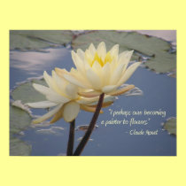Monet's Lily posters