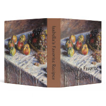 Monet's Still Life with Apples and Grapes binders