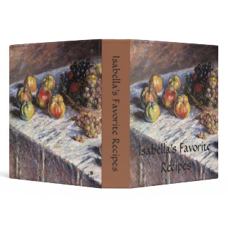 Monet's Still Life with Apples and Grapes binder