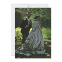 Monet's The Promenaders invitations by MasterpieceCafe Monet's The Promenaders invitations