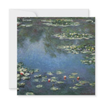 Monet's Water Lilies invitations
