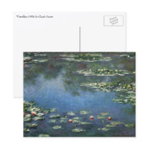 Monet's Water Lilies postcards by MasterpieceCafe Monet's Water Lilies postcards