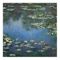 Monet's Water Lilies posters by MasterpieceCafe Monet's Water Lilies posters