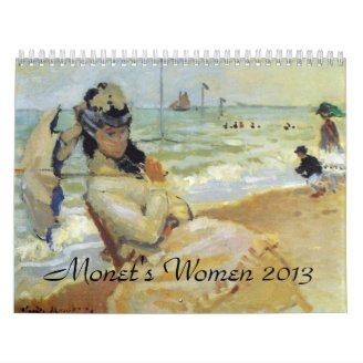 Monets Women 2013 Art Calendar