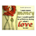 Money Affirmation Postcard