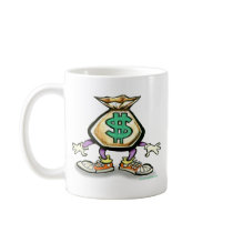 Money Bag mugs by FunGraphix Money Bag mugs