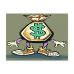 Money Bag Post Card