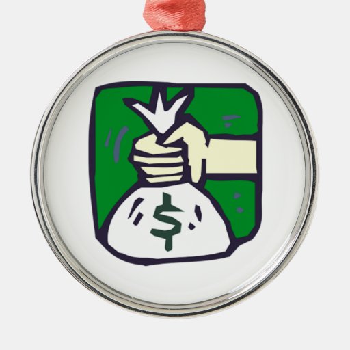money bag round metal christmas ornament zazzle money bag round metal christmas ornament zazzle